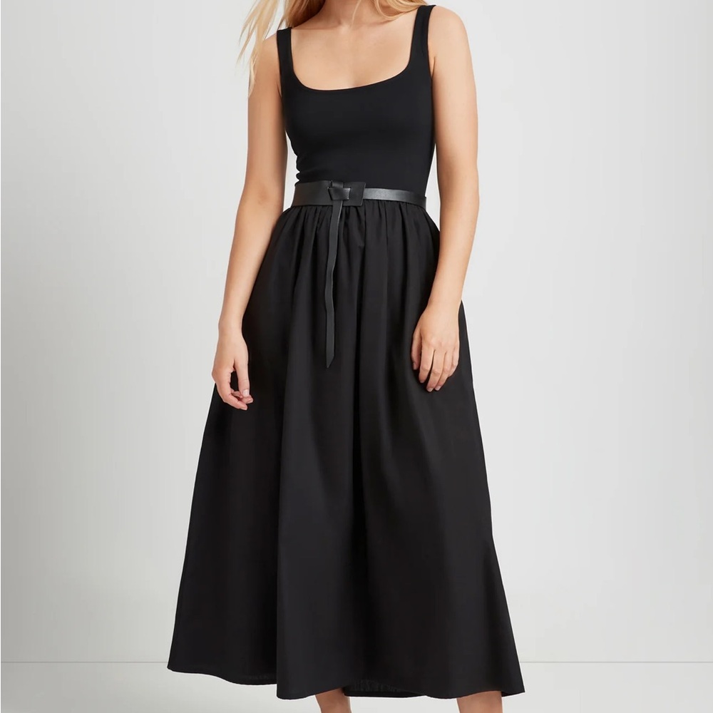 Marcella NYC Clara Black Midi Dress - Picture 2 of 6